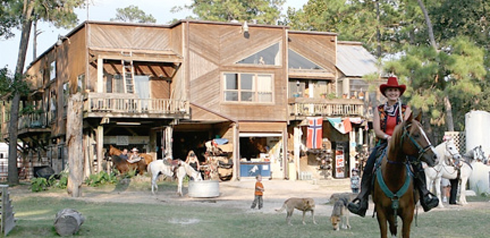 article08-1-mpvjkp7mdj5pjqo4ua5kp96z8gkhjoqsztw0xbmg44 a person riding a horse in front of a building