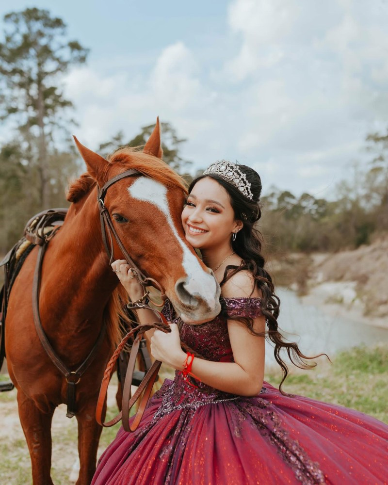 a person riding a horse