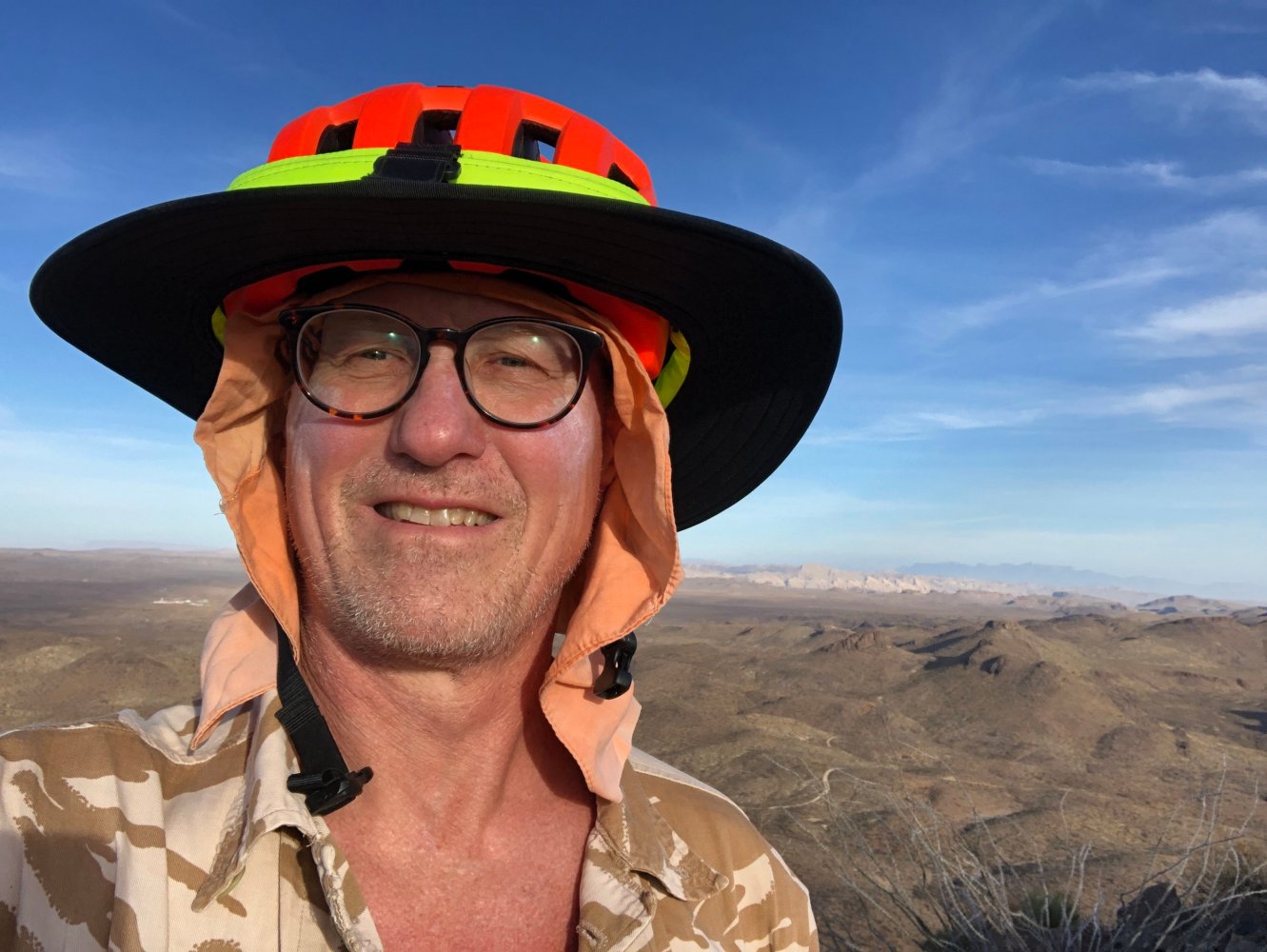a man wearing a hat